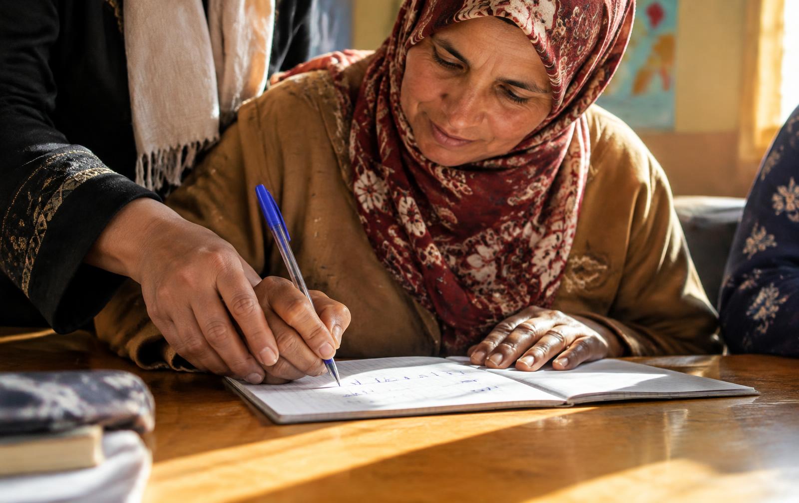حصة محو الأمية لفائدة الكبار